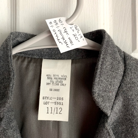 Vintage Wool Blend Blazer - Picture 3 of 3